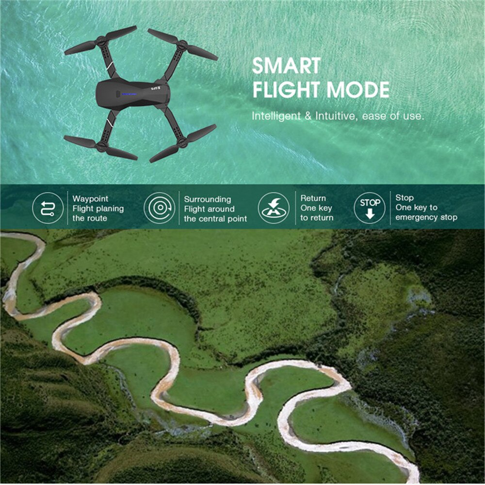 RC Drone with 4K/1080P HD Wide Angle Camera