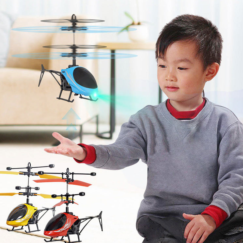 Mini Remote Control Helicopter LED Light Toys for Children