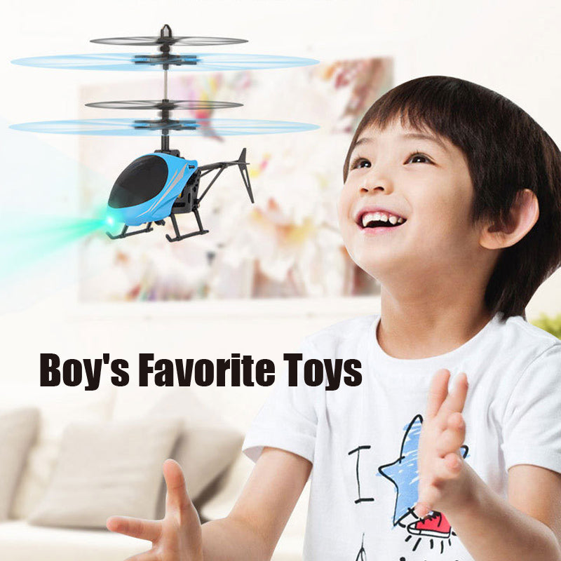 Mini Remote Control Helicopter LED Light Toys for Children