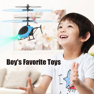 Mini Remote Control Helicopter LED Light Toys for Children