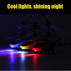 Mini Remote Control Helicopter LED Light Toys for Children