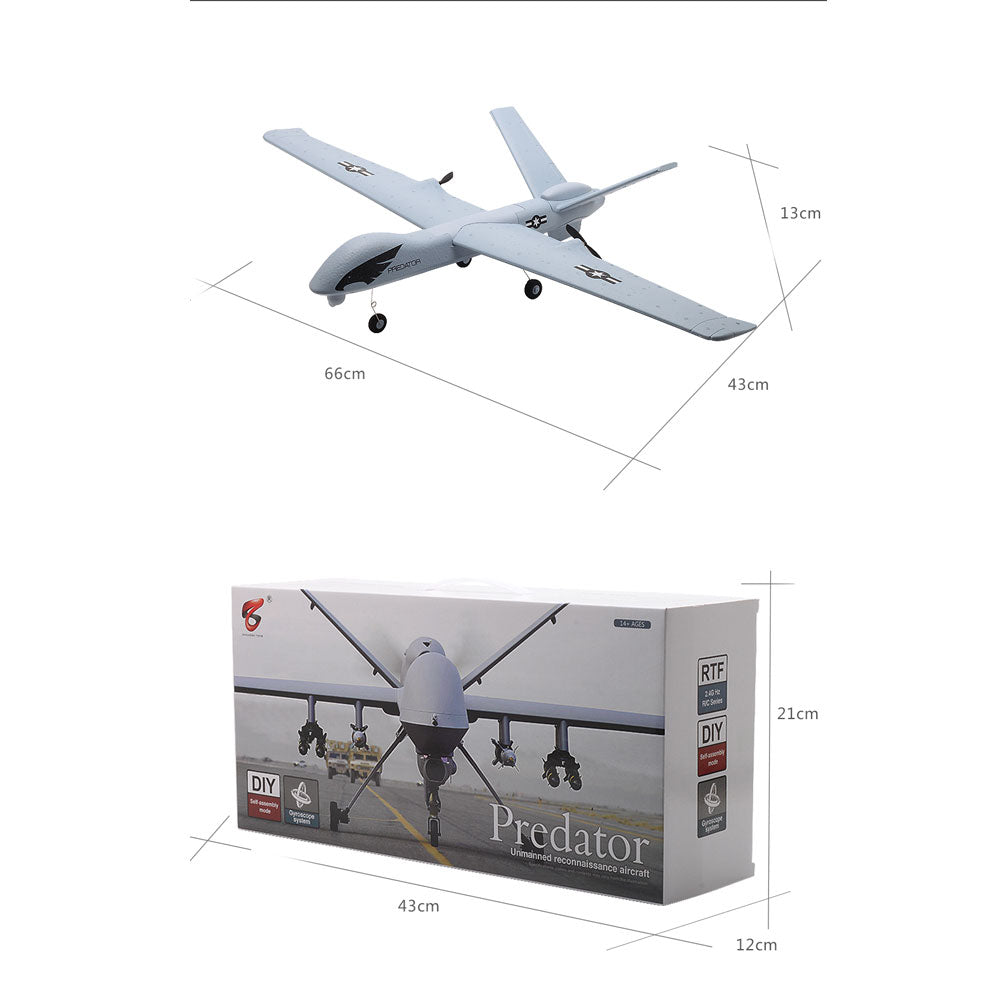 RC Airplane with 2MP HD Camera or No Camera made with Throwing Wingspan Foam