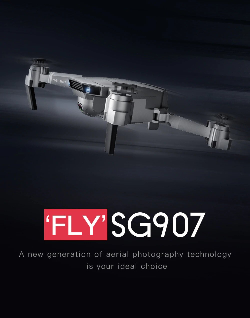 GPS Drone with 4K or HD Adjustment Camera Wide Angle 5G WIFI RC Professional